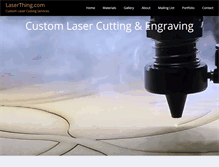 Tablet Screenshot of laserthing.com